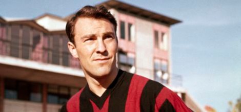 Sport. Football. Italy August 1961. Jimmy Greaves of AC Milan.